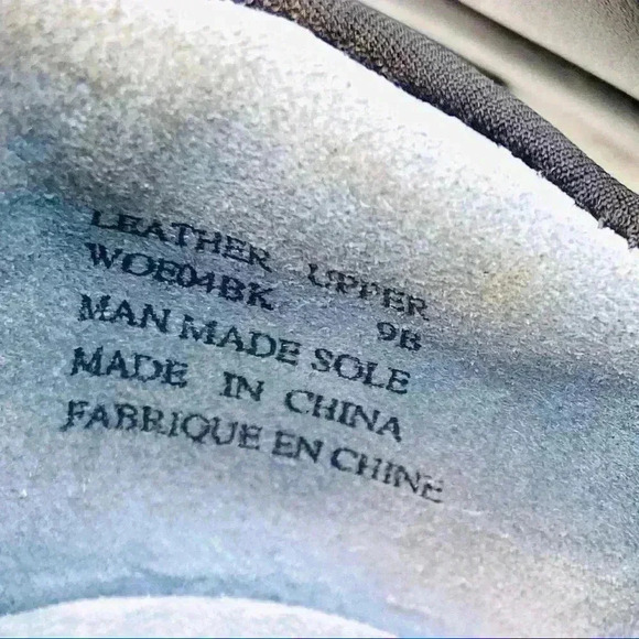 Aravon Black Leather Slip On Comfort Walking Loafer Shoes Size 9B - Picture 13 of 14